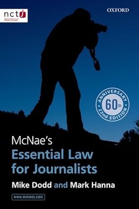 McNae s Essential Law for Journalists