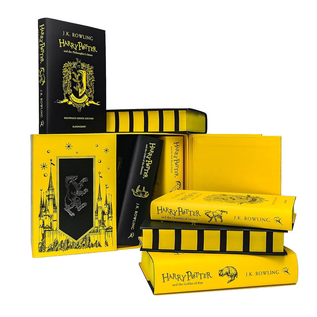 Harry Potter Hufflepuff House Editions Hardback Box Set