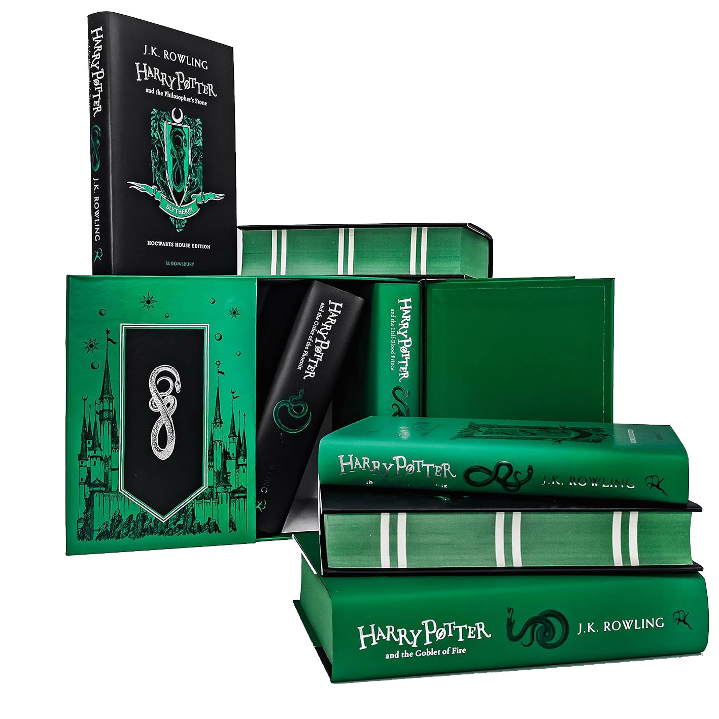 Harry Potter Slytherin House Editions Hardback Box Set