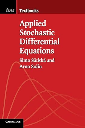 Applied Stochastic Differential Equations