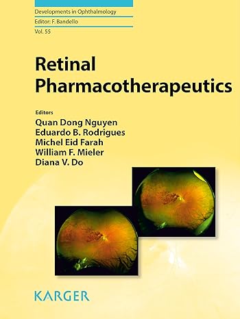 Retinal Pharmacotherapeutics