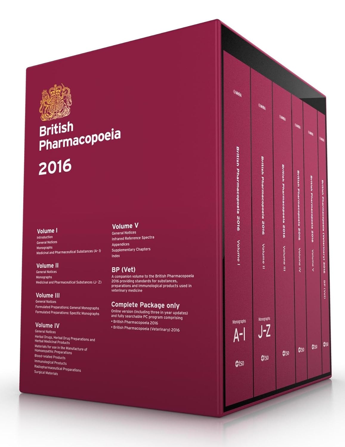 British pharmacopoeia BP 2016 ; Six-volumes Set , USB & Online Access