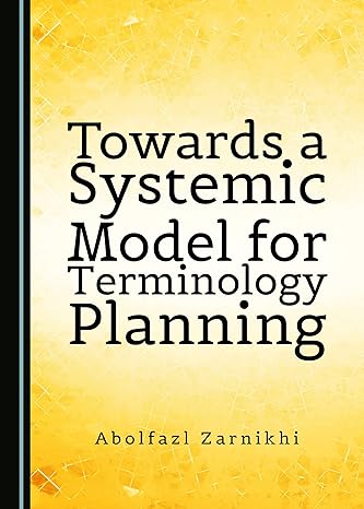 Towards a Systemic Model for Terminology Planning