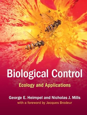 Biological Control: Ecology and Applications