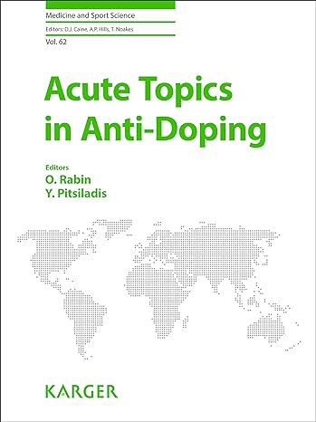 Acute Topics in Anti-Doping