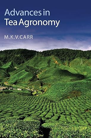 Advances in Tea Agronomy