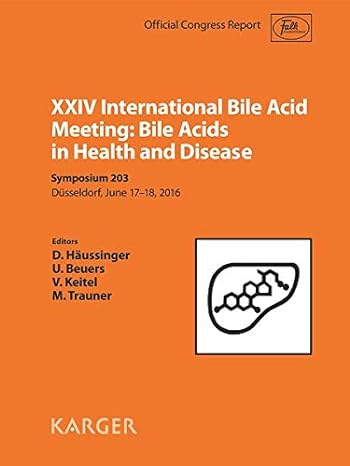 Bile Acids in Health and Disease