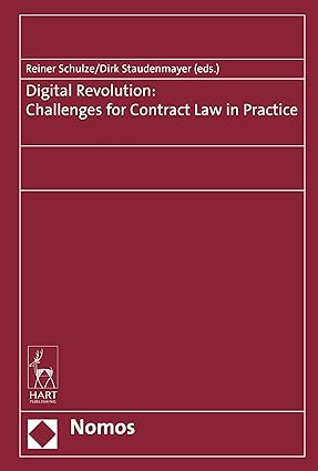 Digital Revolution: Challenges for Contract Law in Practice