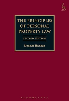 The Principles of Personal Property Law ; 2th Edition