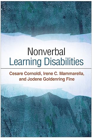 Nonverbal Learning Disabilities